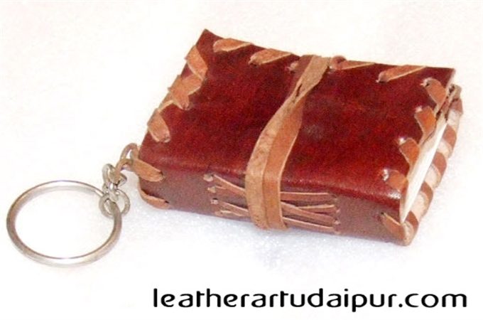 Leather Diary : Leather Keychain Diary
